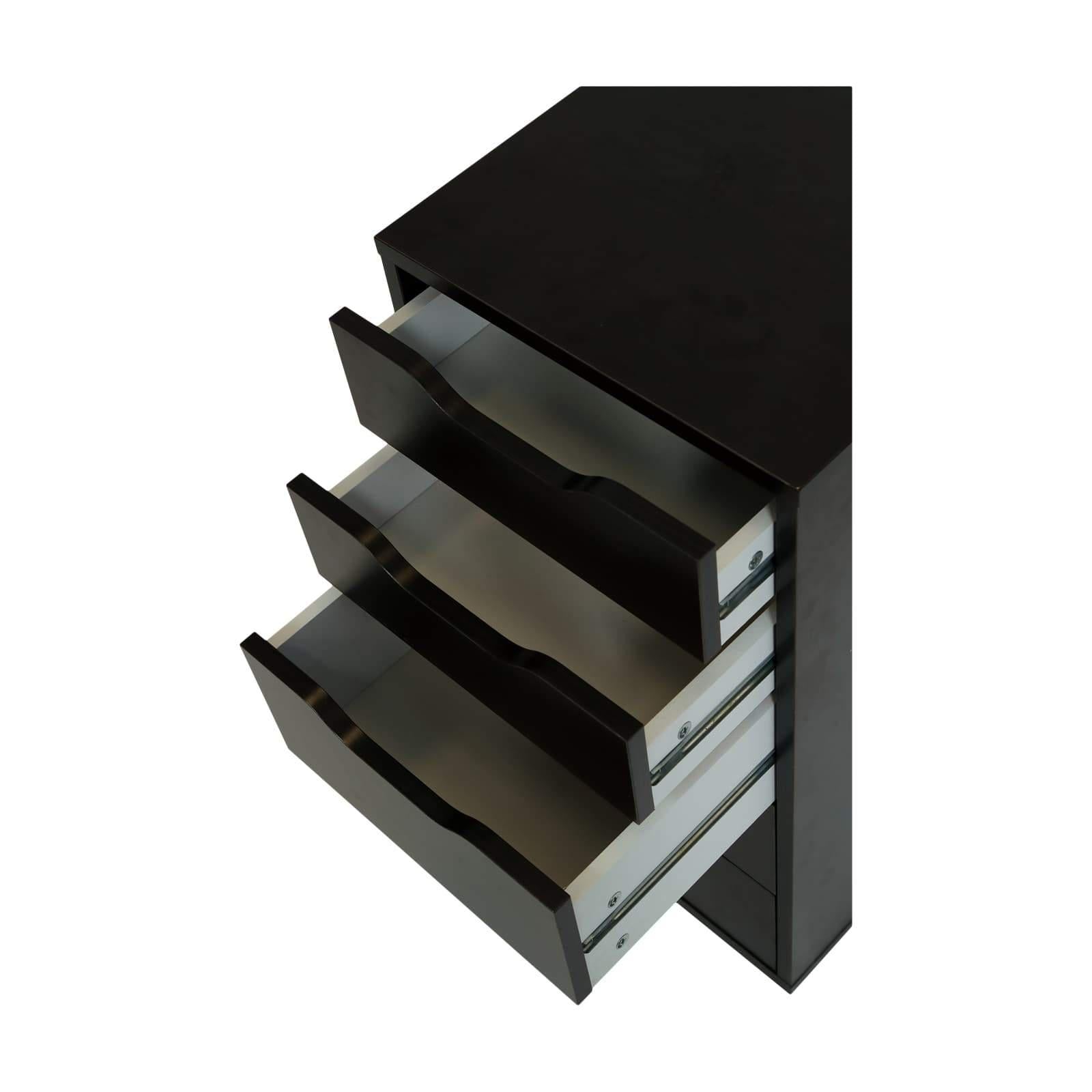 Bloc 5 tiroirs Ikea occasion - Bois sombre - 58 x 36 x 70 cm-Bluedigo