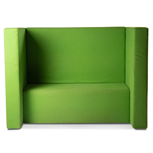 Canapé phonique individuel occasion - vert/noir - 175 x 90 x 130-Bluedigo