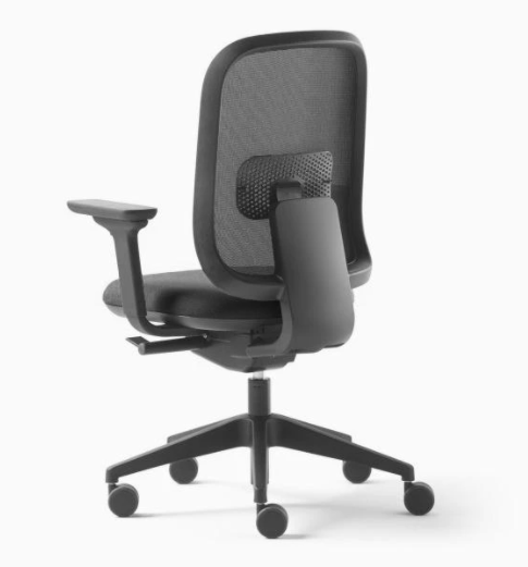 Chaise de bureau ergonomique Slean - Noir - 50 x 45 x 57 cm-Bluedigo