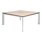 Table carré Bene occasion - bois clair - 74 x 156 x 156 cm-Bluedigo