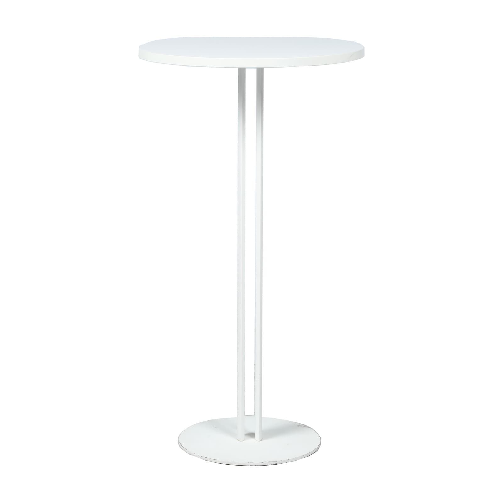Table haute Mange Debout - Occasion - Blanc - 110 x 60 cm-Bluedigo