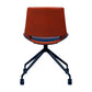 Chaise de bureau Palm Cuir Arper occasion - Orange - 49 x 43 x 84 cm-Bluedigo