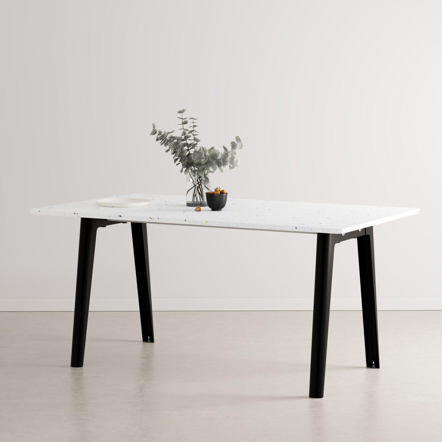 Table à manger Modern Plastique Recyclé - TIPTOE - 160 x 95 x 75 cm-Bluedigo