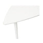 Table basse design occasion - Blanc - 106 x 54 x 52 cm-Bluedigo